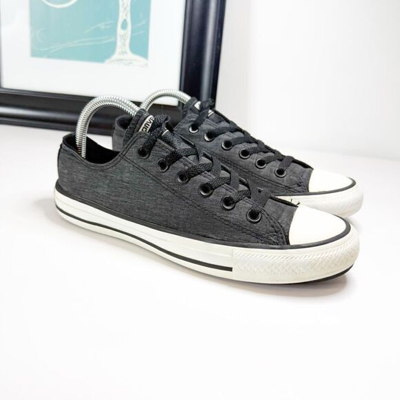 Converse All Star Low-Top Sneakers Black Denim Canvas Women’s 8.5 / Men’s 6.5 - Picture 3 of 8
